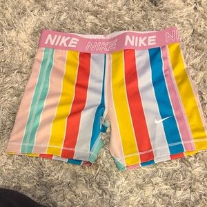 Nike Kids' Rainbow Striped Shorts